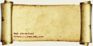 Danijela Unić vizit kartica